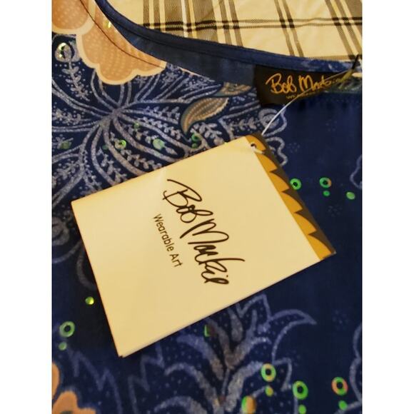 NWT Bob Mackie semi sheer poncho - Picture 2 of 8